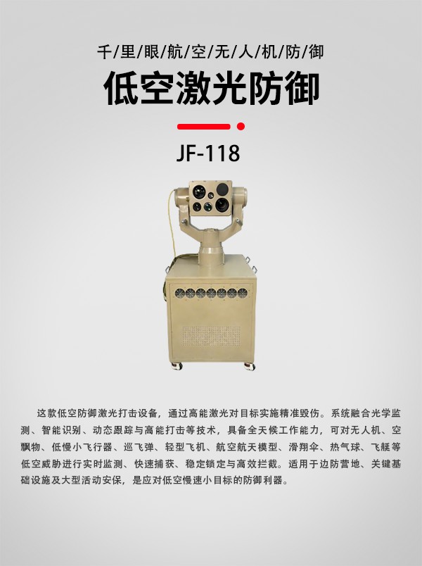 低空激光防御設備JF-118型(圖1)