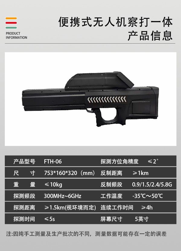 手持式無人機察打一體設備FTH-06型(圖2)