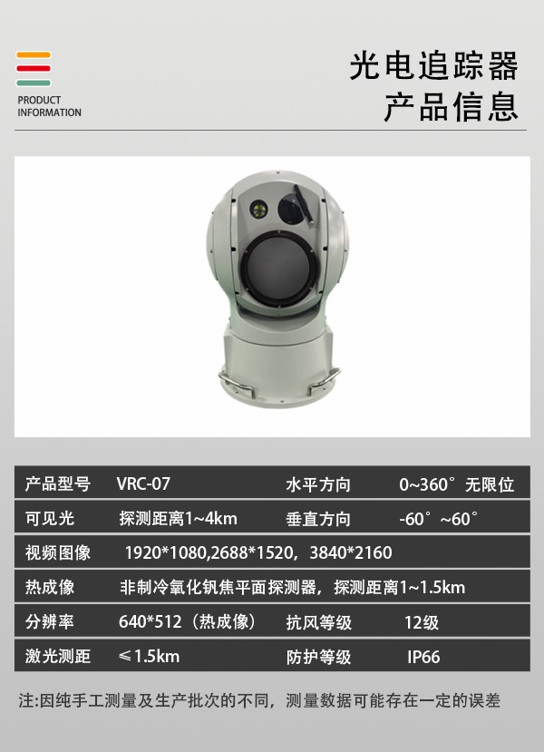 無人機光電追蹤器VRC-07型裝備設備(圖2)