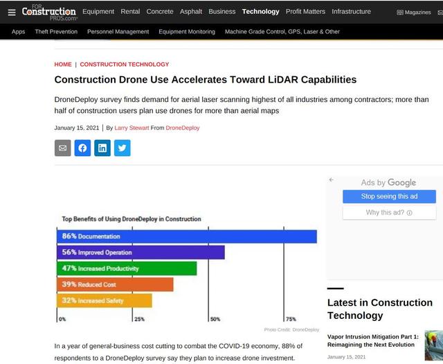 疫情中無人機(jī)需求量不降反升,建筑行業(yè)加快采(圖1) 疫情中無人機(jī)需求量不降反升,建筑行業(yè)加快采(圖1)